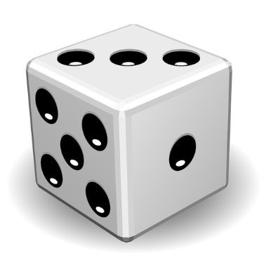 6-sided die